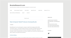 Desktop Screenshot of bracketresearch.com